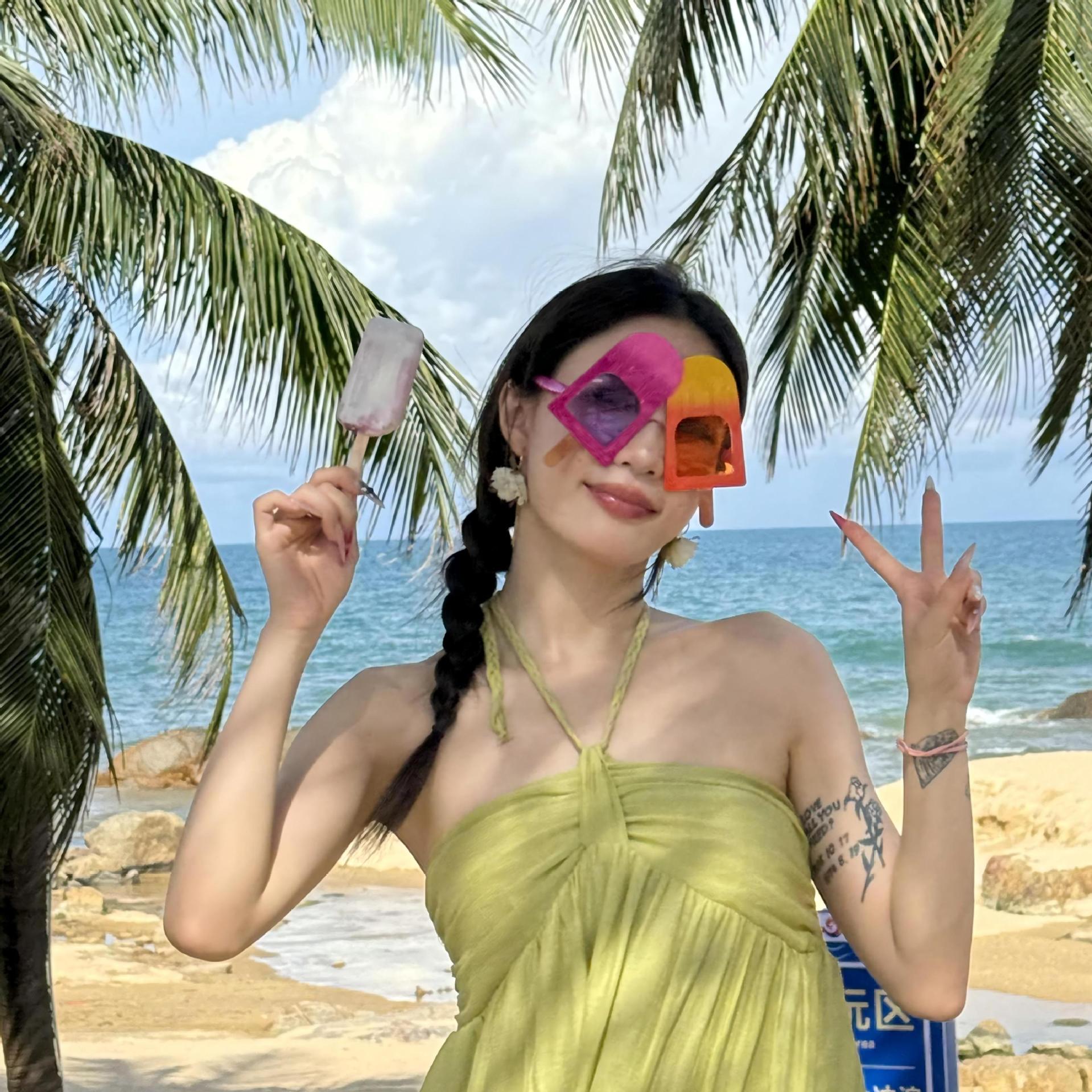 Gafas de Fiesta con Temática Hawaiana, ABS, Divertido, Decorativo, para Fiestas en la Playa y Festivales de Música