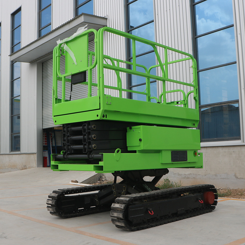 All-Terrain Self-Leveling Crawler Scissor Lift Off-Road Mountain Climbing Vehicle Self-Propelled Aerial Work Platform