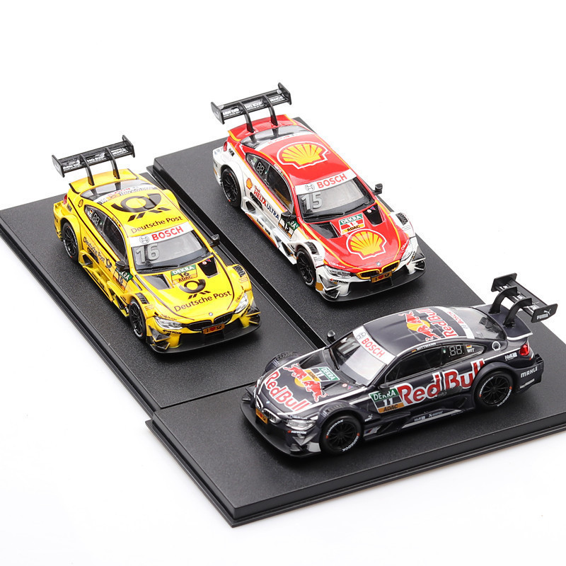 Makeda 1:43 Bmw M4 Dtm Rally Car Simulation Sports Car Toy Model Sliding Collectible with Base