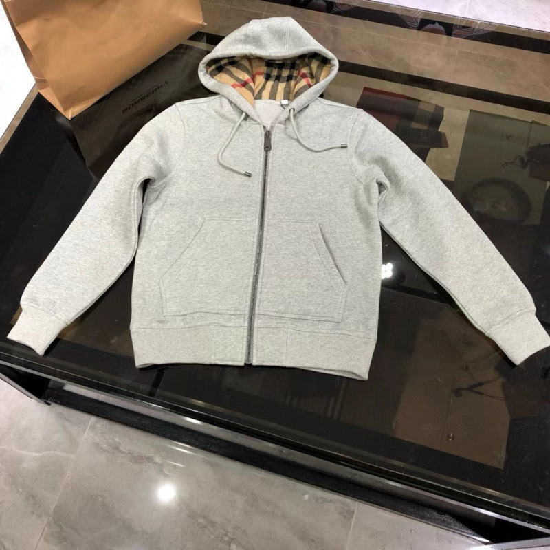 春と秋のクロスボーダー男性チェック柄胸戦争馬刺繍メンズフード付きカーディガンジッパートレーナージャケットトップジャケット|undefined