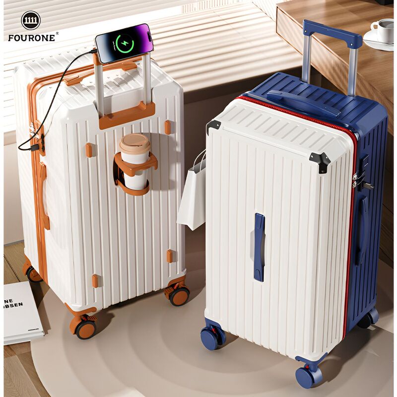 Extra Large Capacity Five-Wheel Suitcase Brake Shock-Absorbing Wheel Strong and Durable Password Box New Universal Wheel Trolley Box