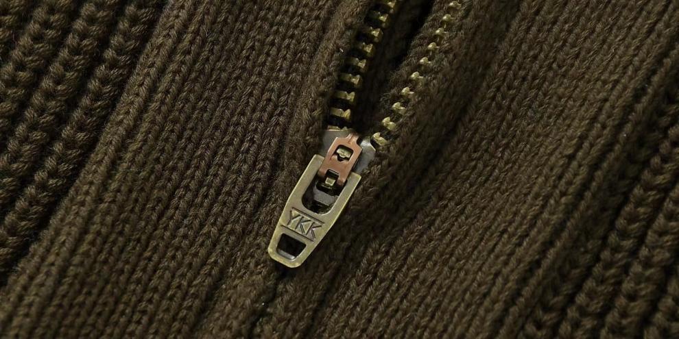 Half Zip Stand Up Collar Sweater, Men's Autumn And Winter Knitted Sweater, Thread Sweater, Hoodie Trend_voghion.com