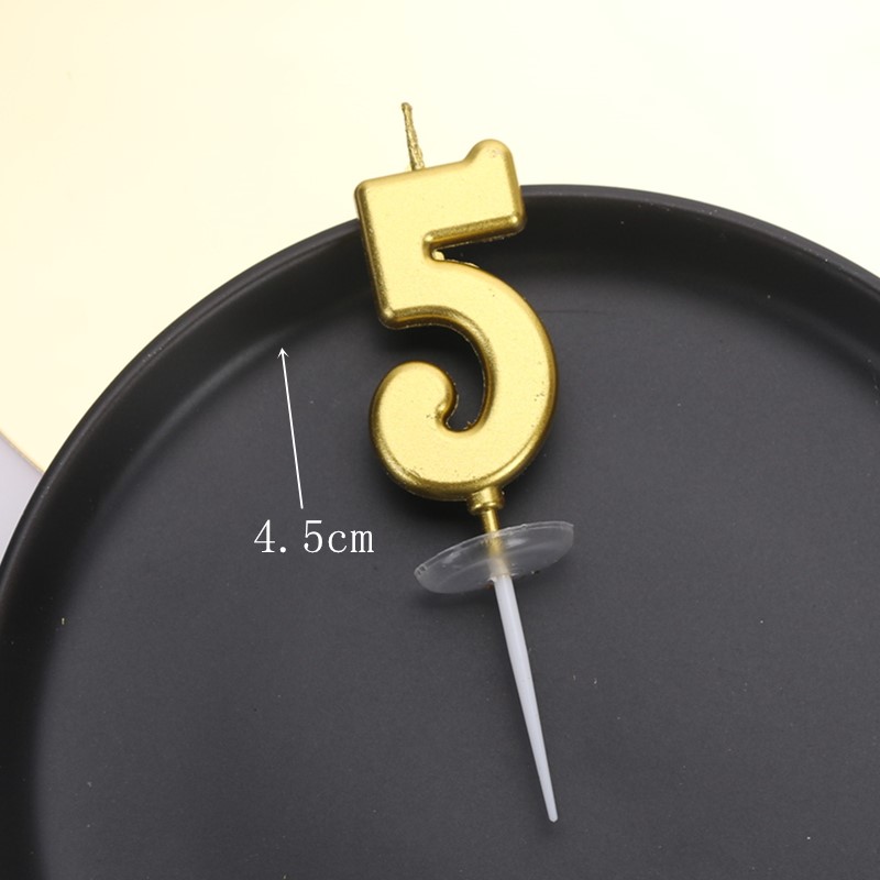 50 velas digitales de oro para el pastel de cumpleaños en caja independiente plata curva decoración de mesa de postres