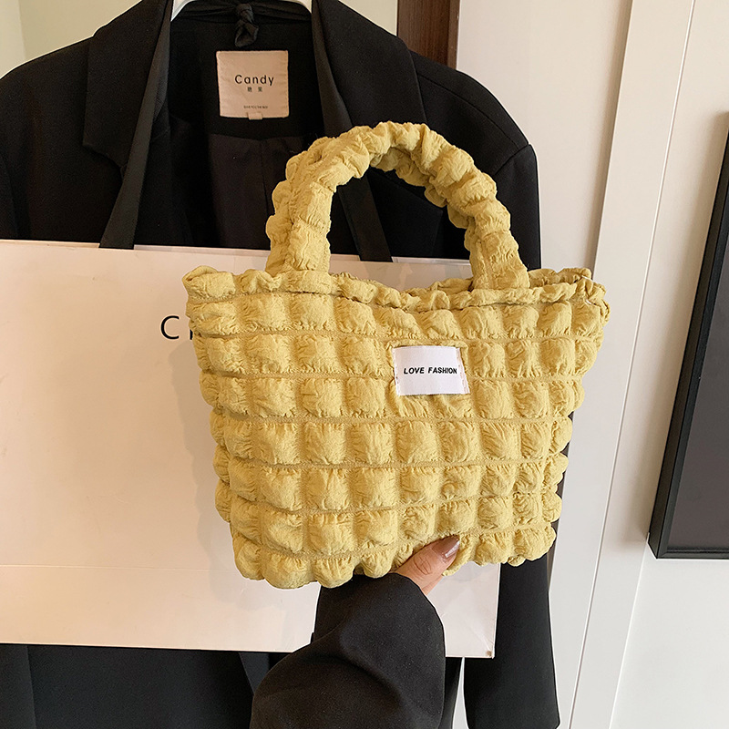 Bolsos de hombro plegables de moda coreana de estilo extranjero, bolsas de ocio de primavera y verano para mujeres, bolsas de brazo, bolsas especiales