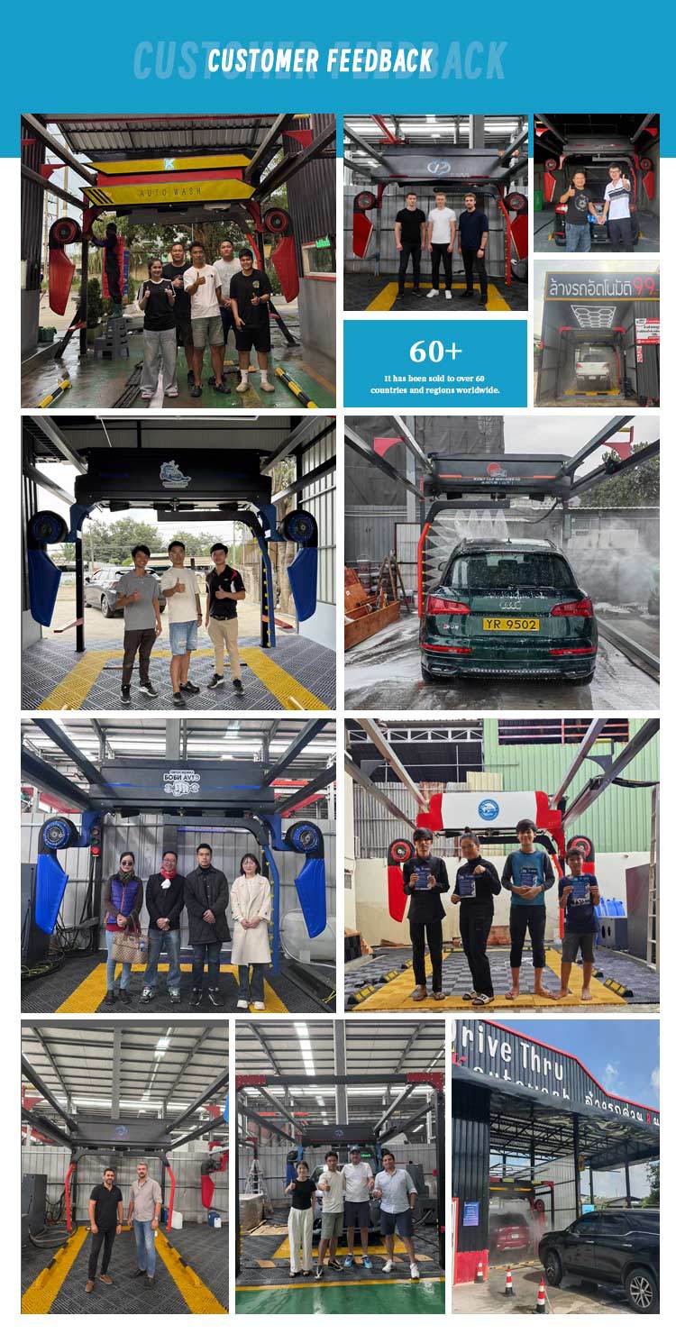 Factory Direct Supply of Fully Automatic Car Wash Machines, Supports Customization of Logo/Design/Car Model, Cross-Border Hot-Selling High-Pressure Commercial Models
