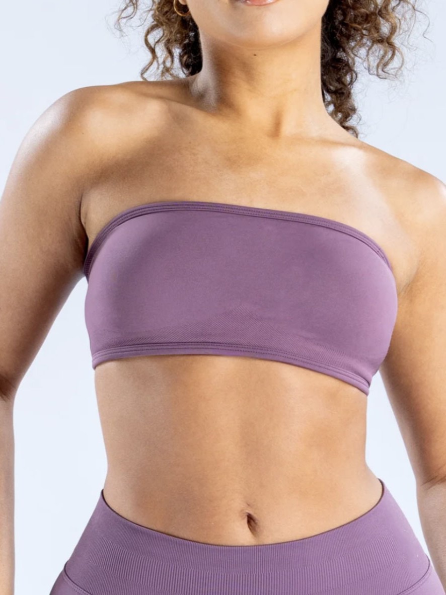 Strapless Yoga Top Super Soft Nylon Yoga Bra New Sports & Outdoor Clothing_desvips.com