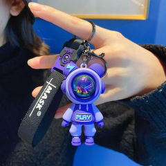 ネットの赤い稲妻の熊のキーホルダーの個性のカップルのカバンは自動車のキーチェーンの創意の個性のかわいい小さい贈り物を掛けます。