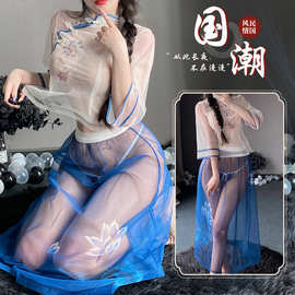 林林婷古风战袍情趣内衣女激情汉服制服诱惑调情火辣床上睡衣2057
