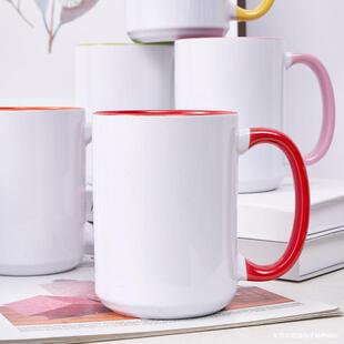 15oz�уȲʱ����Dӡ�T�ӱ������A���R�˱��հײ�ɫ�մɃȲʱ�