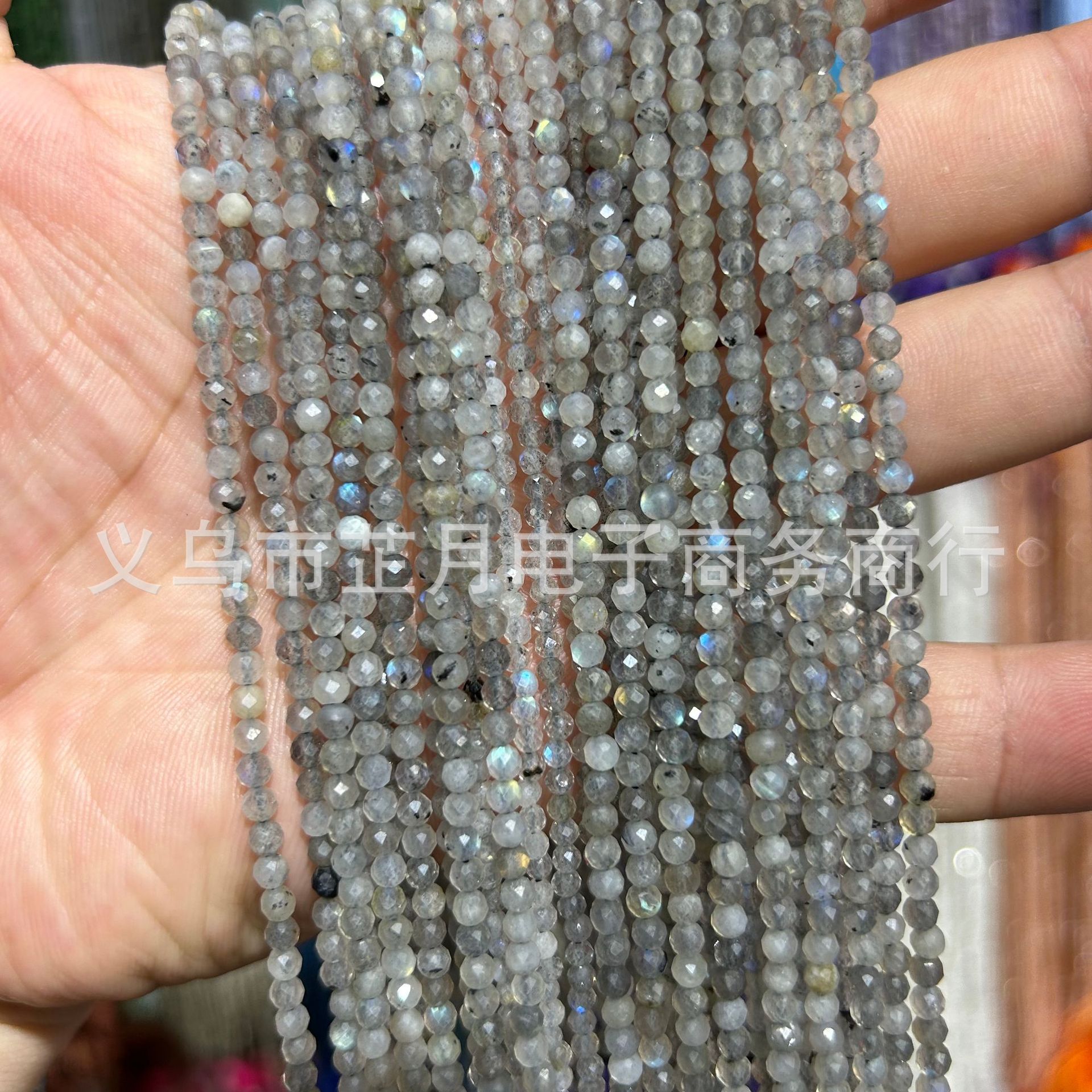 Pequeñas cuentas 2mm3mm4mm facetas todo tipo de ágata Cristal de piedra natural granos sueltos DIY joyería pulsera collar