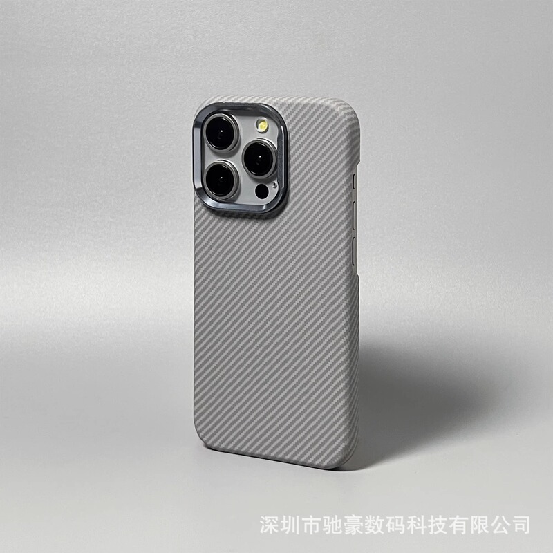 iPhone16promax 磁気電話ケース Apple 15 つや消しスキンフィールメタルレンズ PC に適したケブラー|undefined