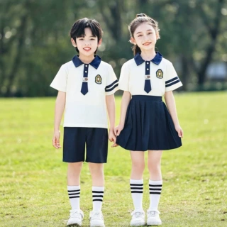 2026年春秋幼儿园小学学校服运动装棉夏季装短袖男生女生队服班服