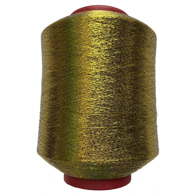 리본 고문 색상을 짜는 데 사용되는 재고 MX 더블 팩 골드 및 실버 실 반짝이 원사의 장기 대량 공급 완료
