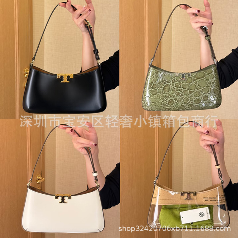 Wholesale Tb Leather Magnetic Buckle Tote Bag, Fashionable Retro Suede Kelly Briefcase Handbag, High-End Export Version