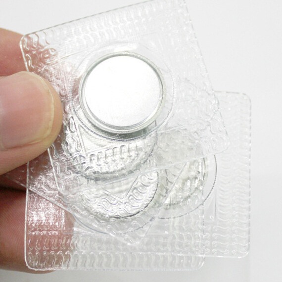 厂家供应包装单面磁片 包装礼品盒暗扣钕铁硼圆形超薄包装单面磁