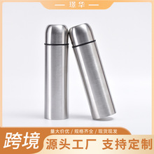 跨境304不锈钢保温杯子弹头运动水杯大容量防摔真空水杯