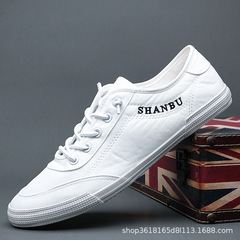 New Style Fashion Men's Canvas Shoes Slip-On Ultra-Light Sole Summer Soft Comfort Breathable Washable Fabric 21023