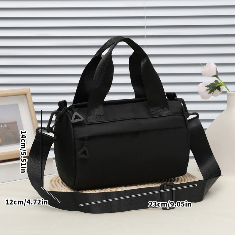Bolso de mujer japonés simple bolso de hombro de mujer casual de gran capacidad bolso de mano deportivo versátil bolso de viento deportivo