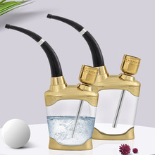 JD818水烟壶套装男士过滤水烟斗烟丝卷烟两用型便携老式水烟筒