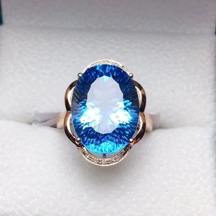 18k����Ȼ����ʯ��ָ12.15ct����ʯ�ʌ����n�W�����sinsָ�h��Ʒ