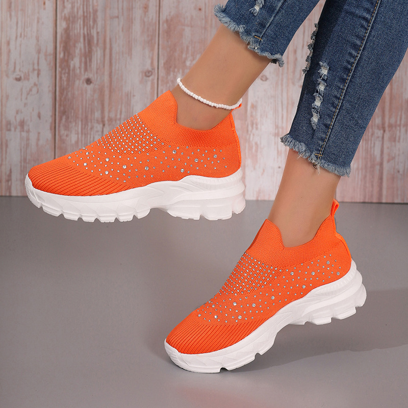 Women's Sports Solid Color Round Toe Sports Shoes display picture 5