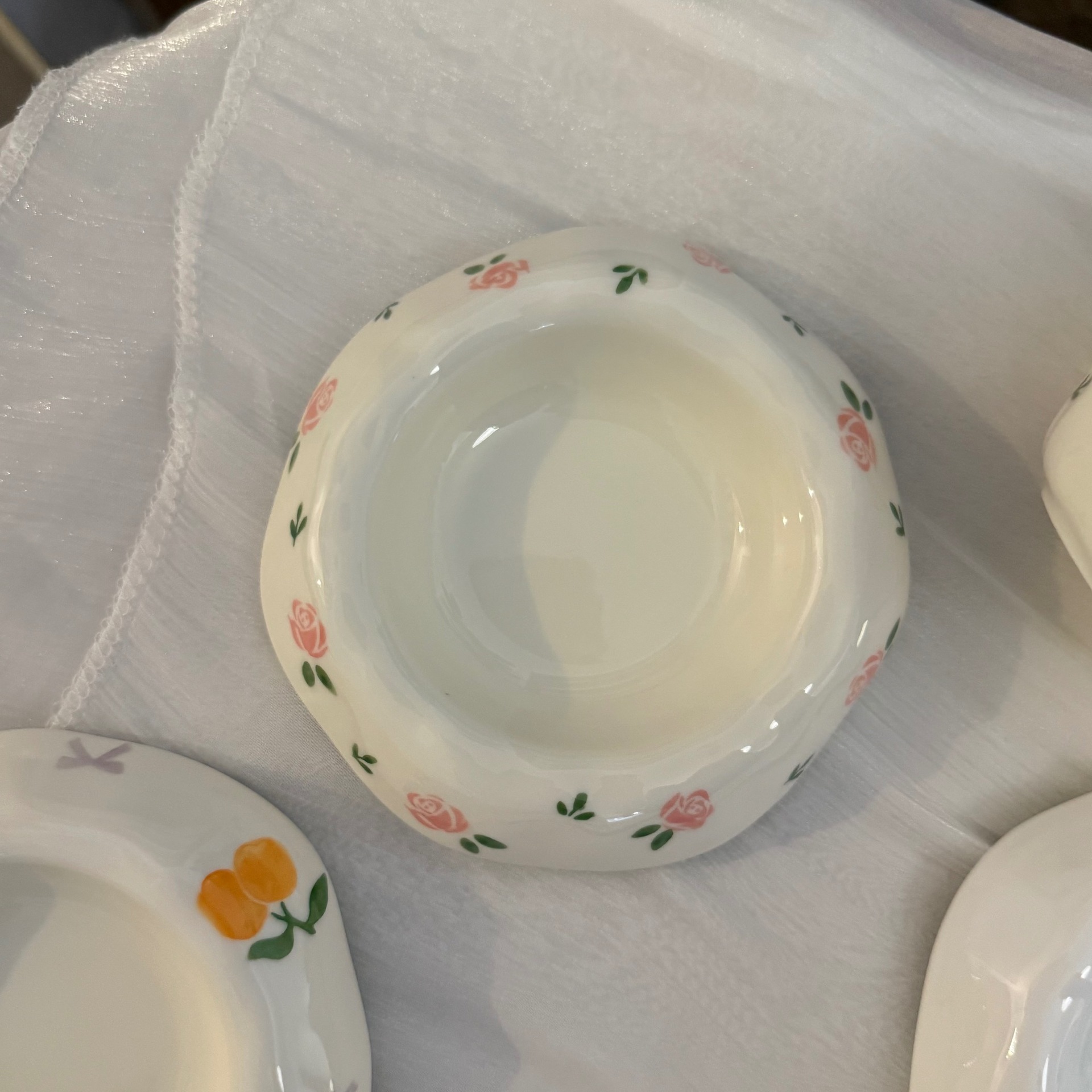 Juego de Taza y Plato de Café de Cerámica, Pintado a Mano, para Café