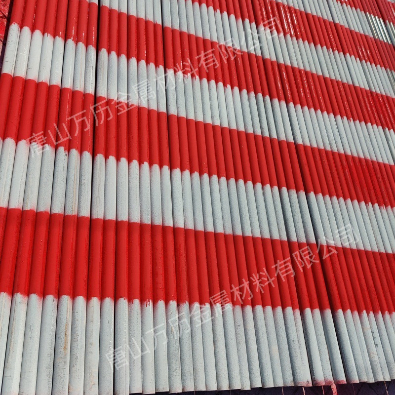 红白漆架子管建筑工地用48架子管快搭6米钢管架48外搭架红白管