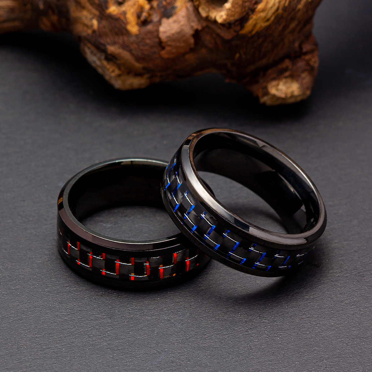 13, 6 Ring Size 1 Piece Quantity Casual Streetwear Geometric Titanium Steel Plating Unisex Rings