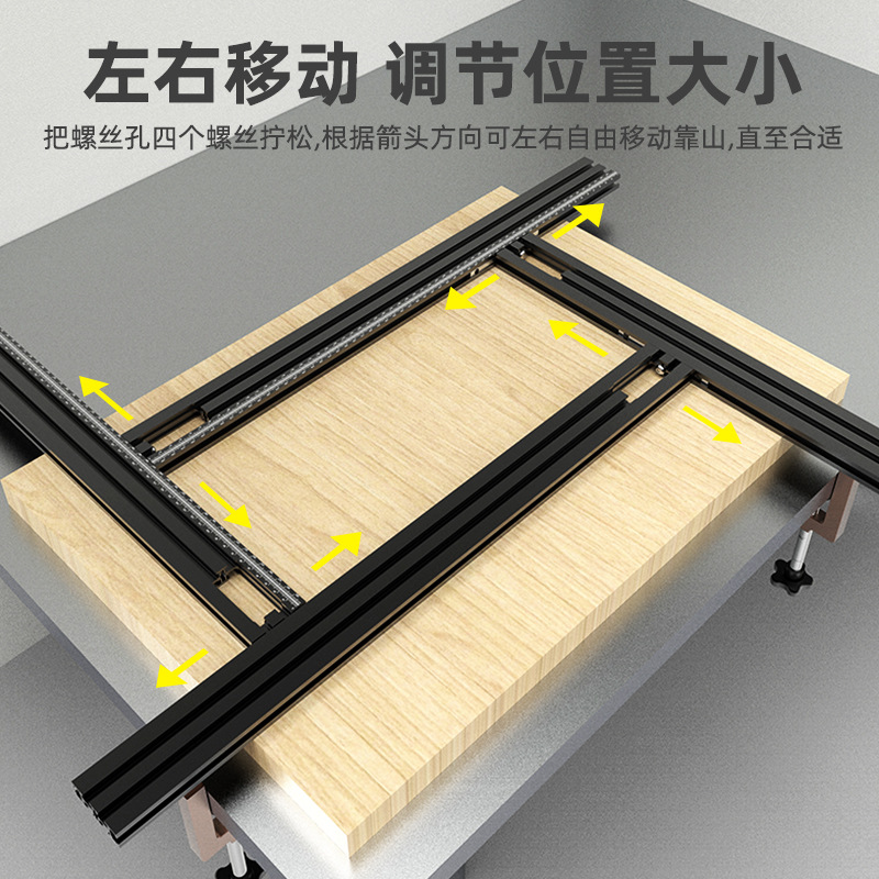 50/66 # montaña sierra circular eléctrica baquelita fresado invertido multi-Pista soporte empuje mango fijo auxiliar Mesa deslizante DIY