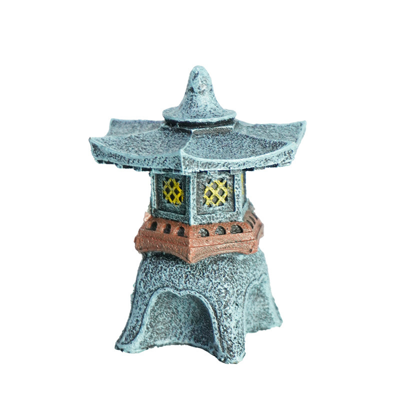 Jardinería china paisaje retro imitación arenisca faro acuario acuario paisajismo nuevas decoraciones decoraciones calor sumergido