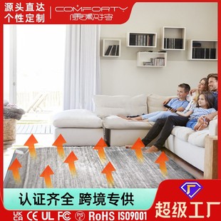 Amazon Japanese floor heating blanket graphene living room Mobile floor heating mat heating foot warming carpet heating floor mat