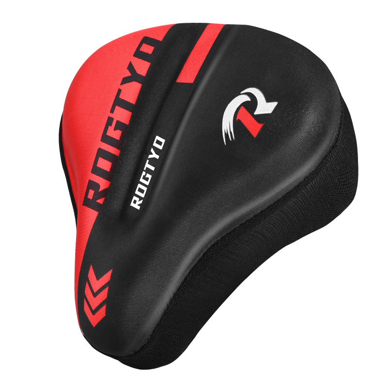 Funda de cojín de bicicleta engrosada esponja de silicona bicicleta de montaña extra grande cubierta de asiento dinámico compartido cubierta de sillín de bicicleta