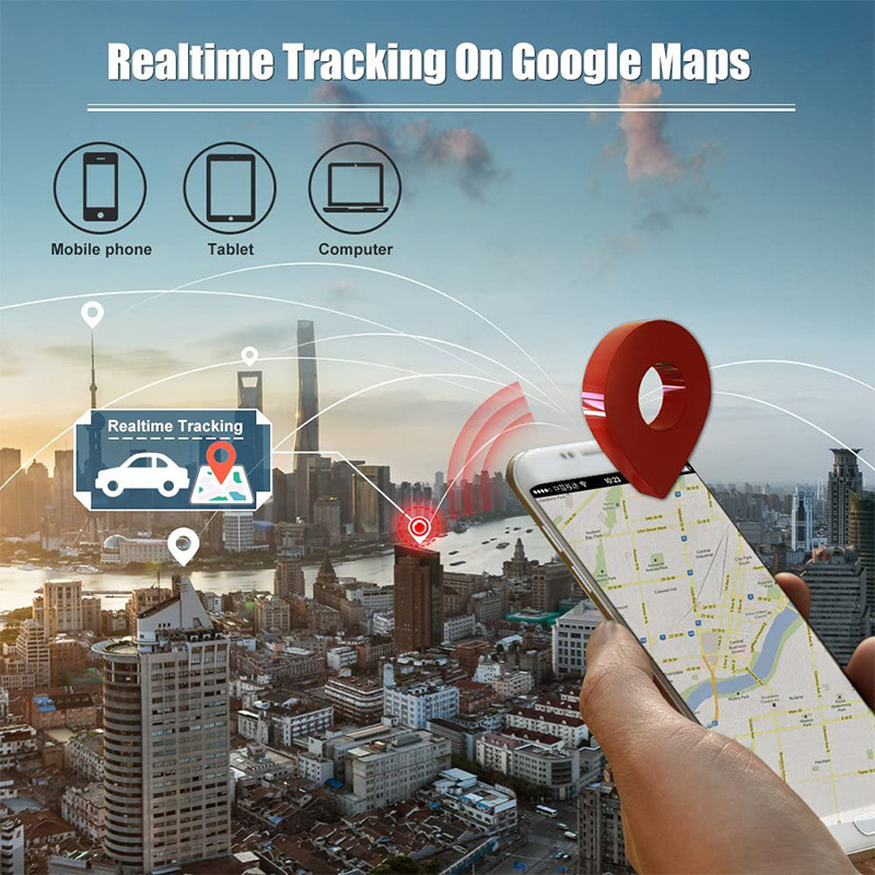 New Car-Mounted 4Gtk818 Gps Locator Cigarette Lighter Fast Charging Car Charging Accurate Positioning Plug in
