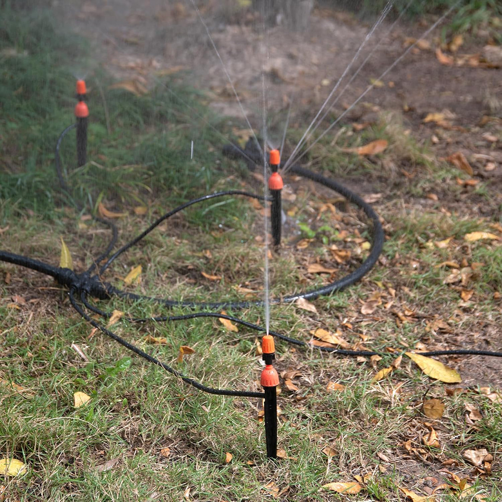 Regador de flores atomizado, boquilla, juego de rociadores ajustable, boquilla de riego de hortalizas en macetas de jardín, artefacto de riego por goteo en aerosol