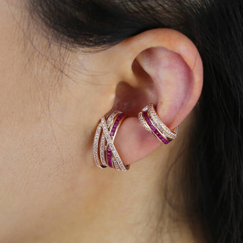 12g Weight Ear Cuffs Classification 1 Piece Quantity Holiday, Daily Occasion Copper Material Geometric Pattern All Seasons Season Women's Gender IG Style, Simple Style Style 1 Piece IG Style Simple Style Geometric Copper Ear Cuffs 6