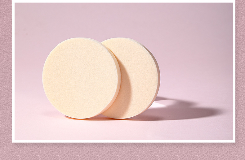LMLTOP square and round Powder puff 12 pieces, dry and wet dual-purpose, water-soaking large makeup Powder puff A80241 undefined