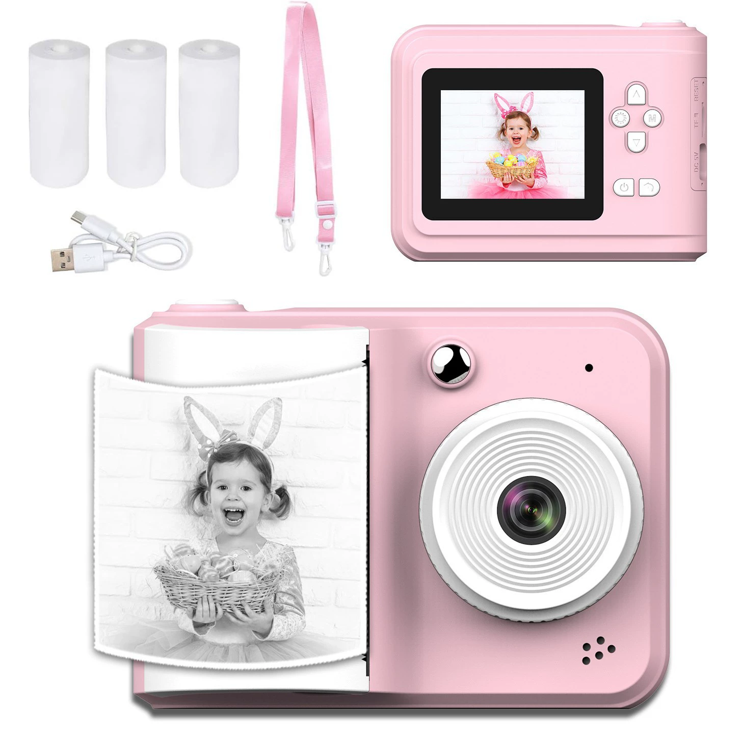 Polaroid, детская камера, игрушка, День рождения подарок