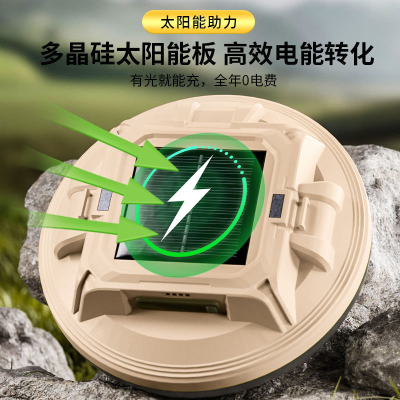 LED快充多功能太阳能户外露营灯夜市灯地摊投光灯续航应急野营灯|undefined