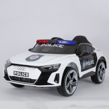 新款奥迪警车遥控儿童电动汽车四轮宝宝电瓶儿童电动可坐批发一件