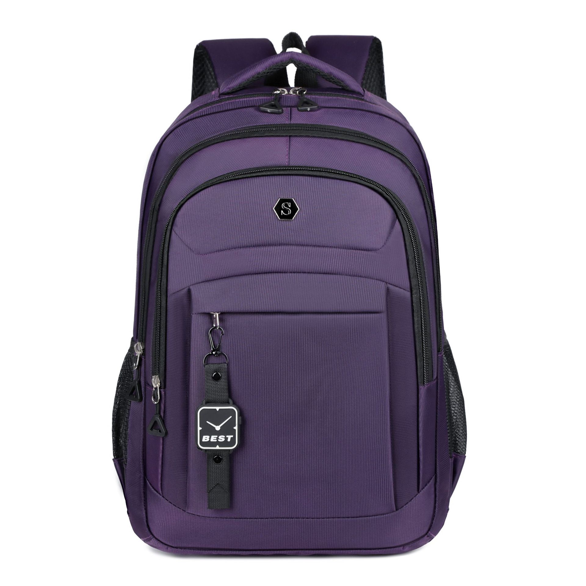 Mochila de gran capacidad Bolso multicompartimento para hombre Mochila deportiva Bolso de computadora para estudiantes universitarios Bolso de viaje con barra de tracción colgante