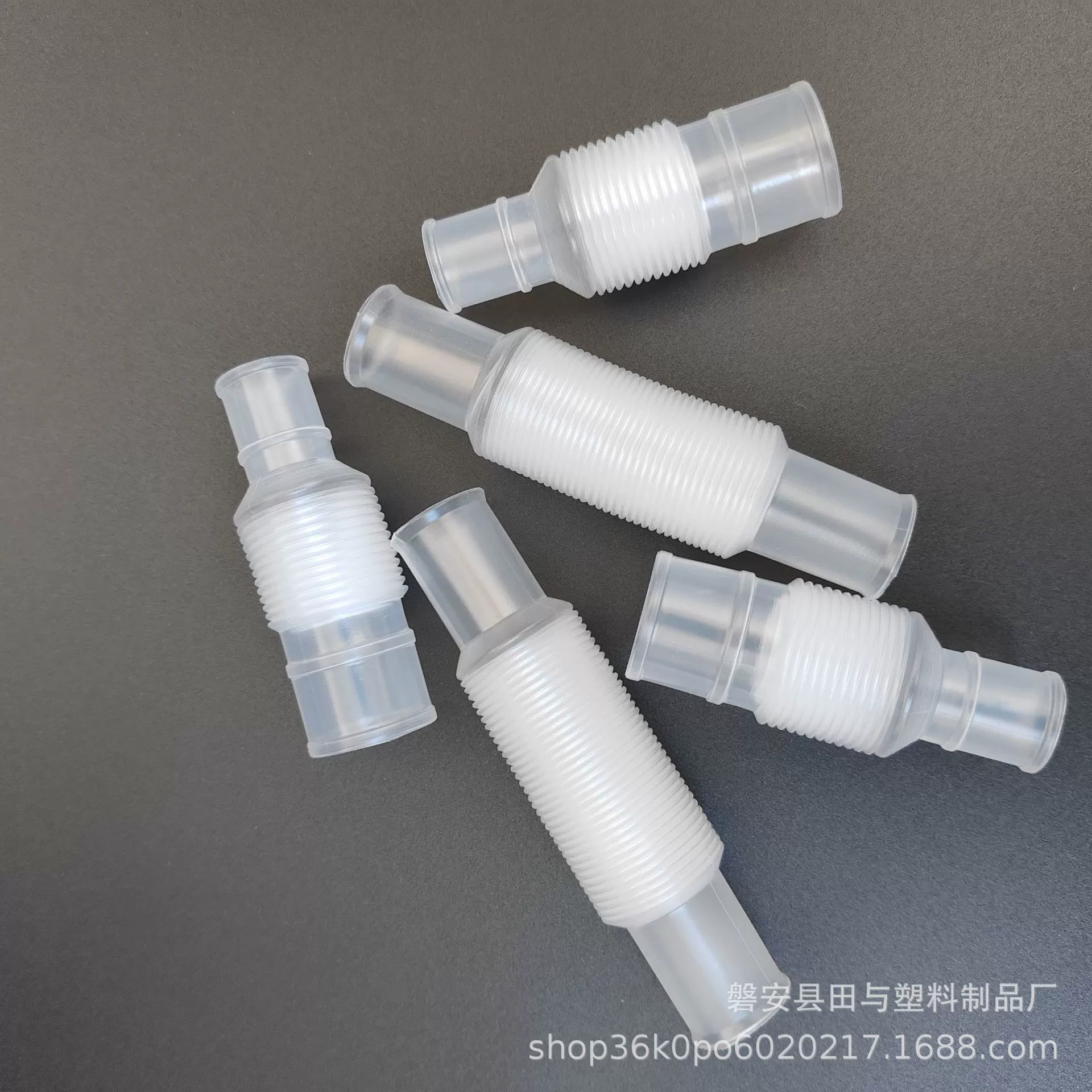 Фабрика прямых продаж прозрачная телескопическая труба гофрированная трубка мульти-размер пластиковая телескопическая трубка фитинги