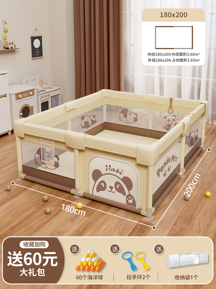 Barra de protección para juegos para niños, sala de estar para bebés, alfombra plegable para trepar sobre el suelo, engrosamiento, interior para bebés, hogar con cerca