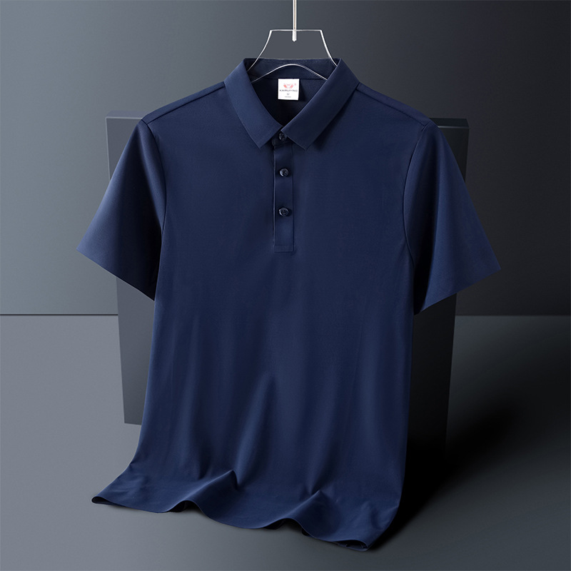 Camisetas POLO de alta gama sin costuras, absorbentes del sudor y transpirables, con LOGO impreso personalizado, ropa de trabajo para oficina corporativa, ropa de trabajo hecha a medida