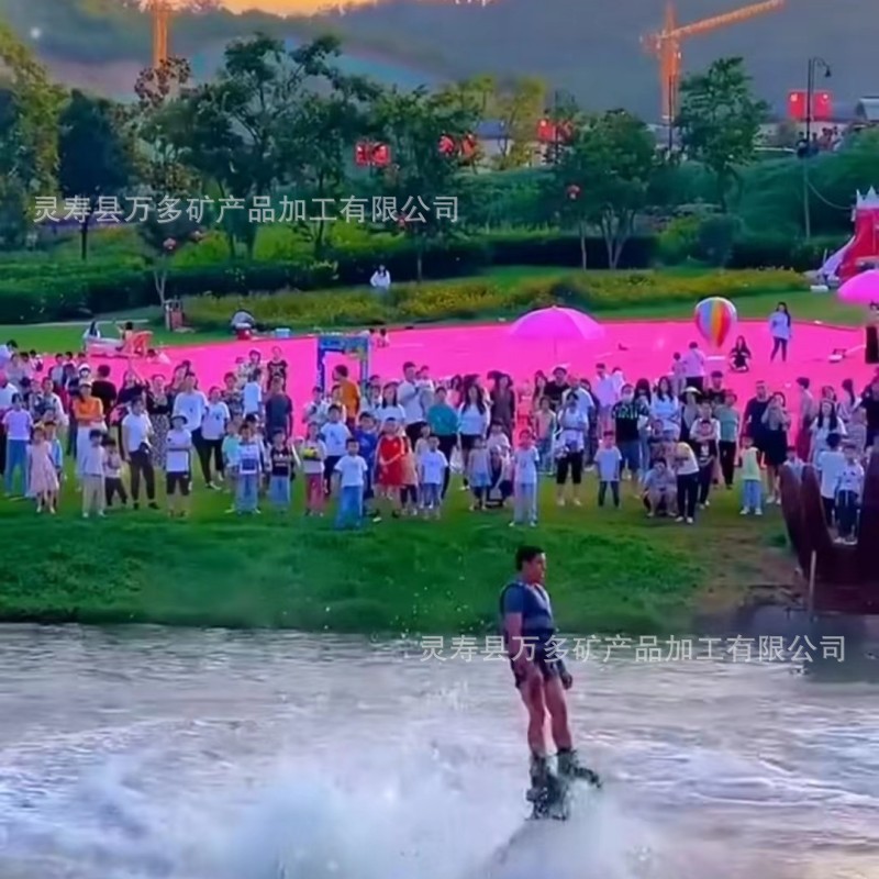 厂销人造粉红沙滩砂游乐场沙池景区粉色砂粉红沙彩虹砂粉色彩砂
