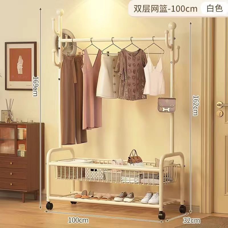 흰색 더블 레이어 100CM + 스크린 프레임 + 신발장