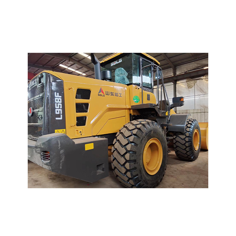 Cargador Lingong 958F de segunda mano para ingeniería 50 montacargas multifunción Lingong 956 cargador diesel en el extranjero