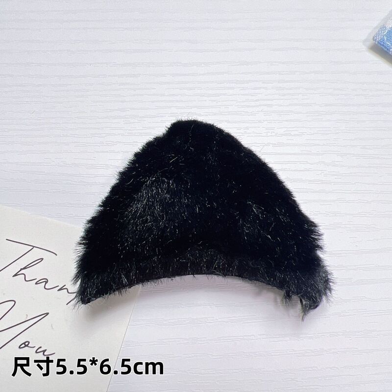 双面毛绒兔毛猫耳朵辅料diy发箍配件儿童服装玩偶公仔耳朵配饰批|undefined