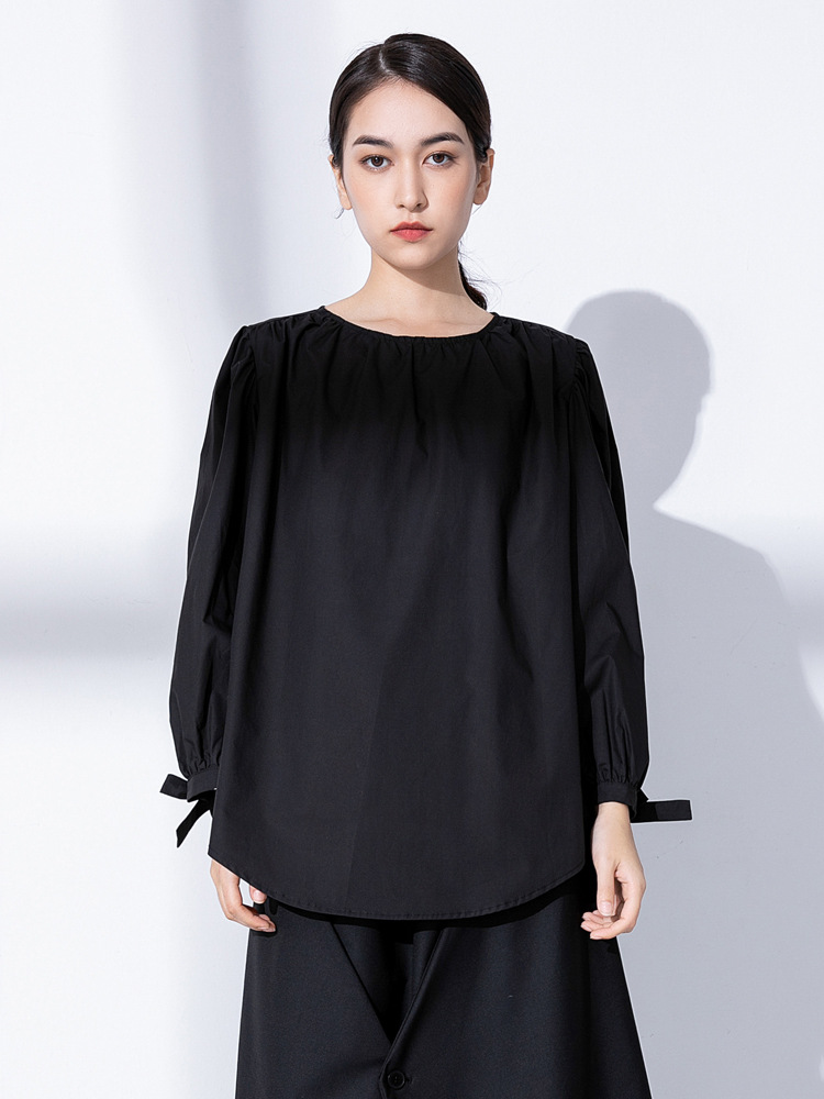 Genuine design Japanese retro elegant cotton shirt