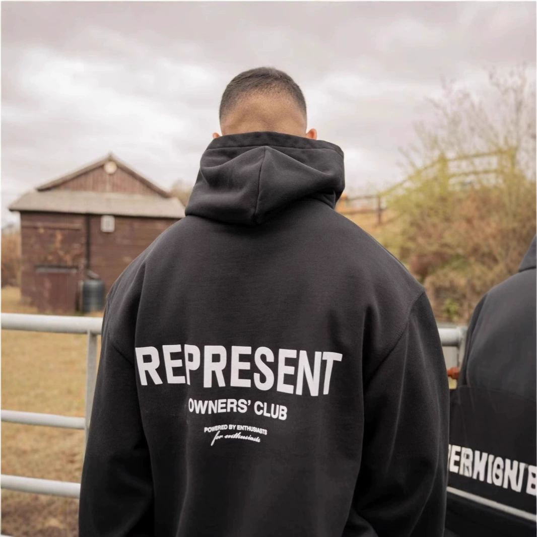 2024 осень свободная спортивная фитнес с капюшоном свитер для мужчин бега повседневные топ с длинными рукавами американский