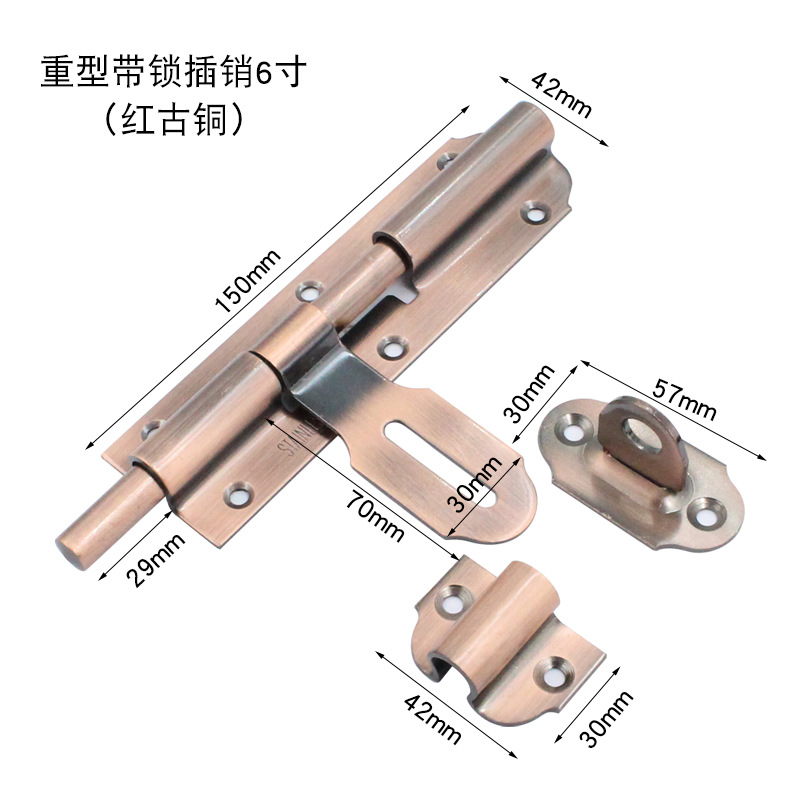 Sukop, perno de acero inoxidable, hebilla de puerta, hebilla de puerta, hebilla de puerta antirrobo, cerradura de puerta corredera, hebilla de puerta izquierda y derecha, puerta de protección